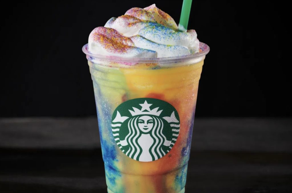 Tie Dye Frappucino